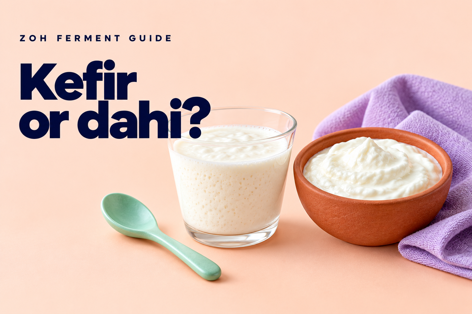 Zoh illustrated kefir or dahi