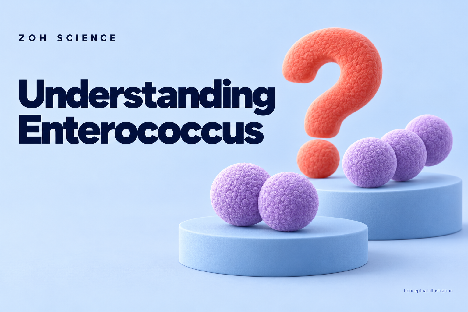 Zoh Science illustrated cover: enterococcus