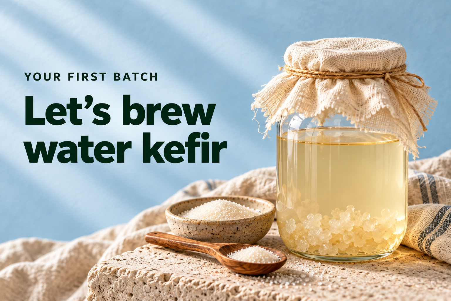 Let’s brew water kefir
