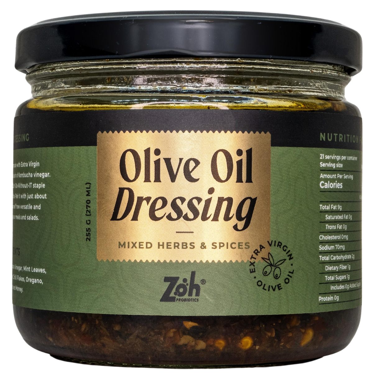 Zoh Kombucha Salad Dressing | Mixed Herbs | India