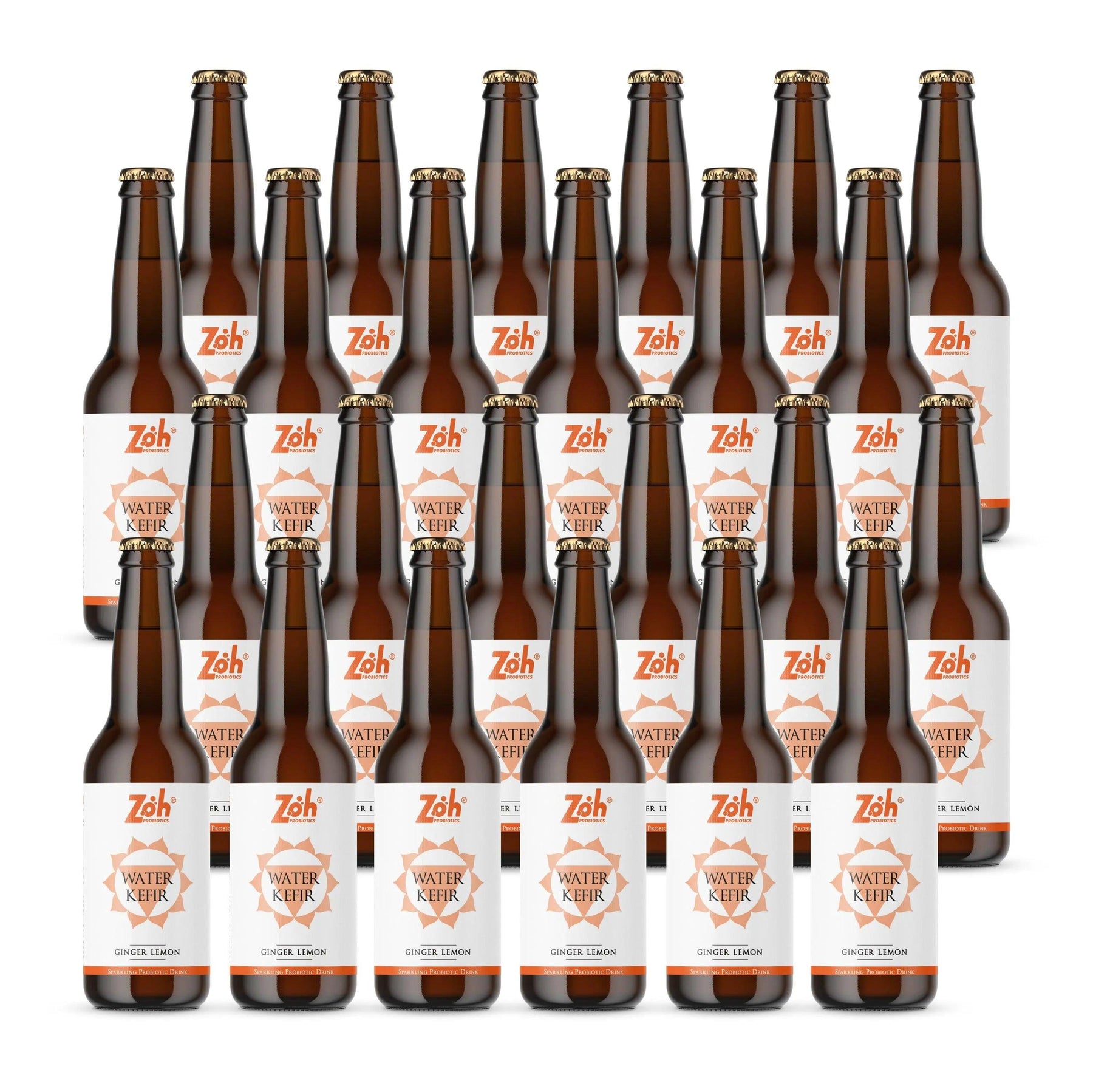 Zoh Ginger Lemon Water Kefir 24-Pack: Family Hydration Hub, India's Wellness Innovation