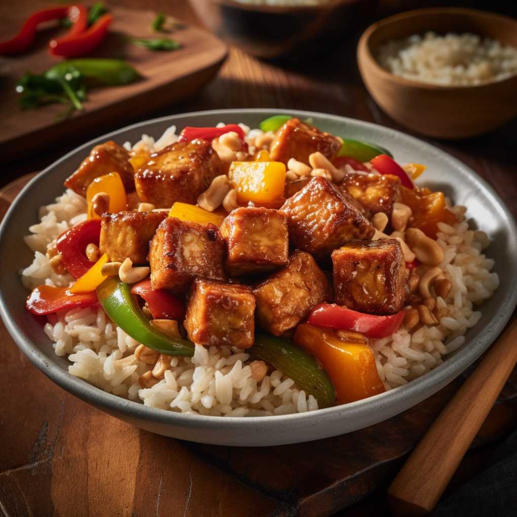 Golden Brown Tempeh for Sweet and Sour Recipe