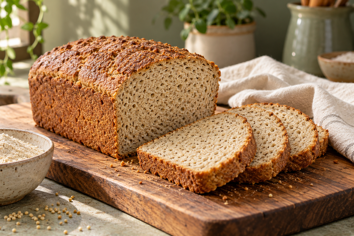Gluten-free millet sourdough — serving inspiration