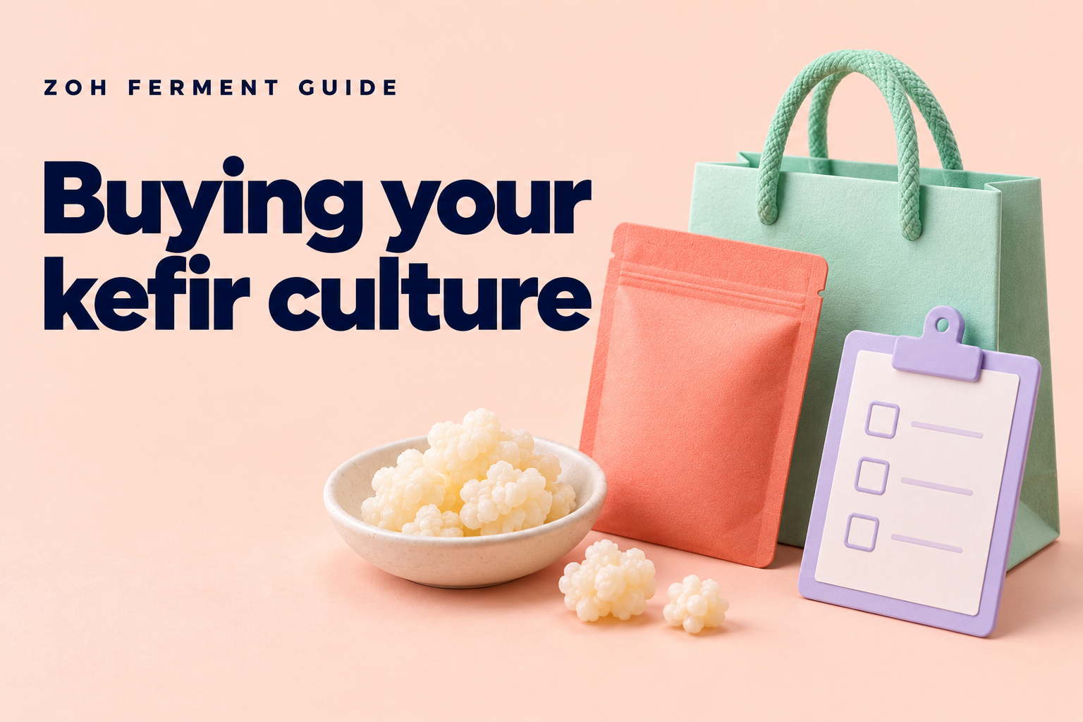 Zoh illustrated buying kefir culture