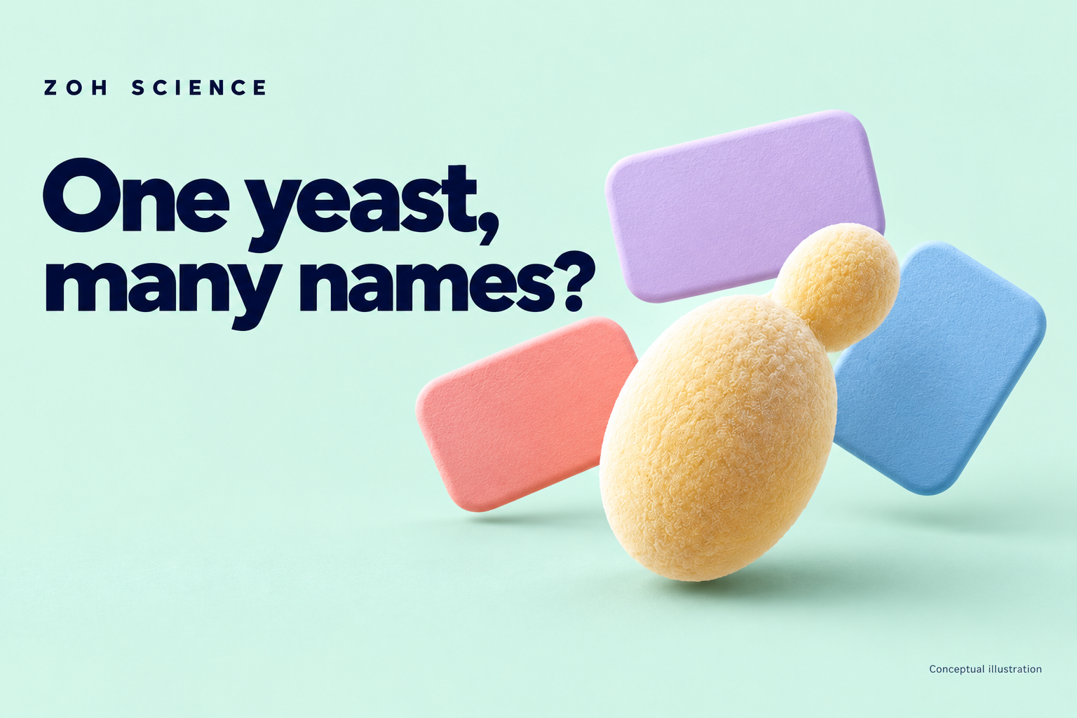 Zoh Science illustrated cover: yeast many names
