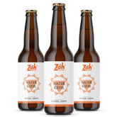 Zoh Ginger Lemon Water Kefir 3-Pack: Refreshing Hydration, Digestive Aid, India's Favored Beverage