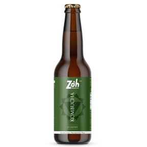 Front View of Jasmine Zoh Kombucha: Aromatic Jasmine Blend, India