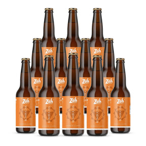 Zoh Kashmiri Kahwa Kombucha 12-Pack: Unique Taste of Tradition, India's Monthly Health Fix