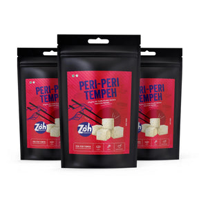 Bulk buy eco-friendly Zoh Peri Peri Tempeh pack of 3: Savory protein-rich meals in Mumbai