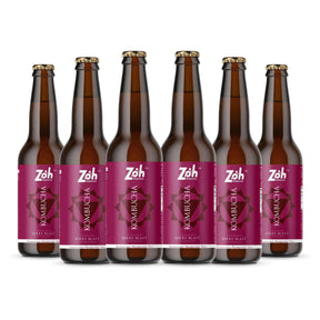 6-pack of berry blast Zoh Kombucha, premium probiotics in India