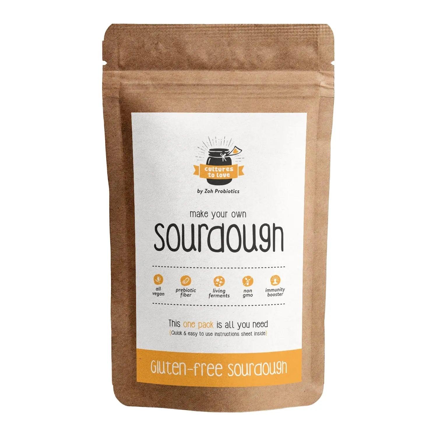Included in the trio: one Gluten-Free Sourdough Starter pack