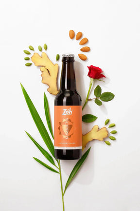 Kashmiri Kahwa Kombucha by Zoh: Exotic Ingredients, Hero Image, Perfect Balance of Taste and Health, India