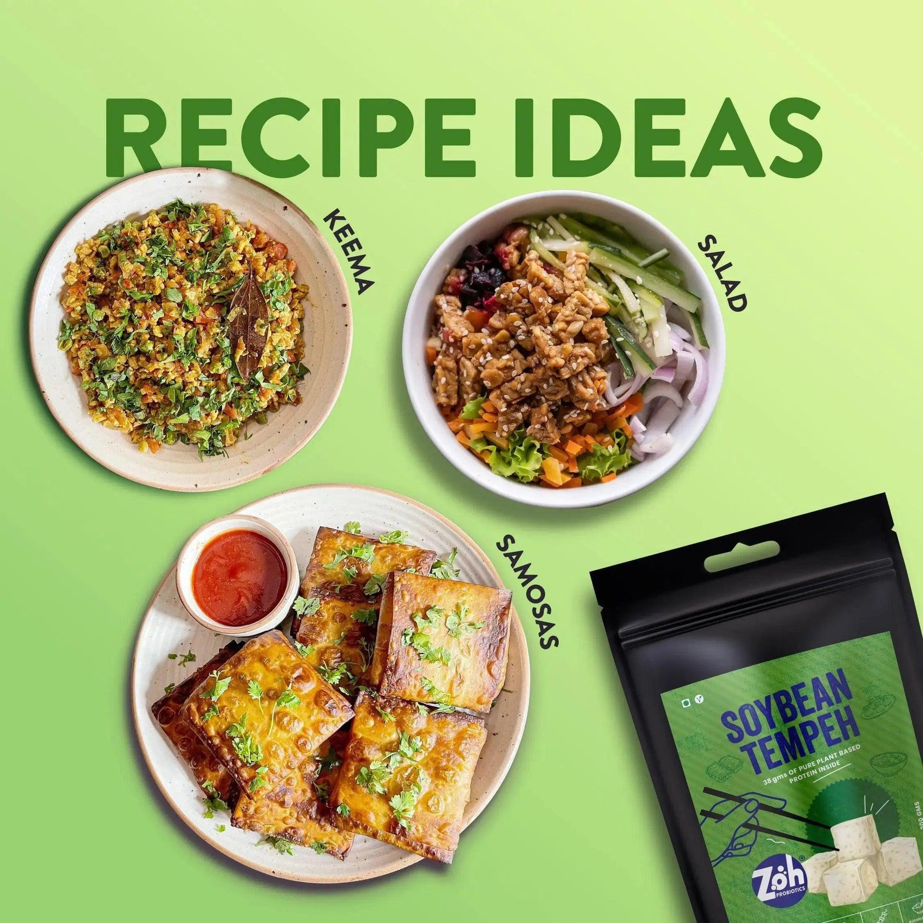 Bulk tempeh Zoh Plain Soybean recipe ideas, mouth-watering meals in Mumbai