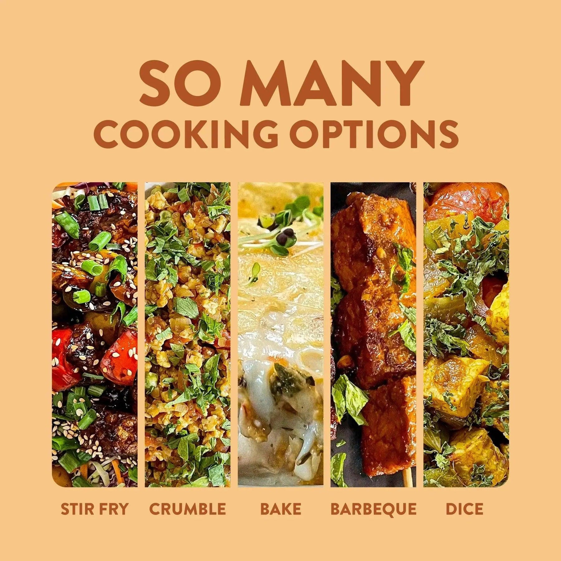 Bulk tempeh culinary creativity: Zoh Smoky Barbeque stir fry, bake, barbeque in Mumbai